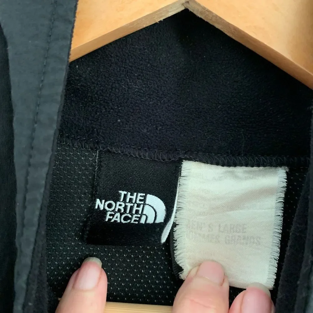 The North Face zip up men’s large black fleece Gore Windstopper